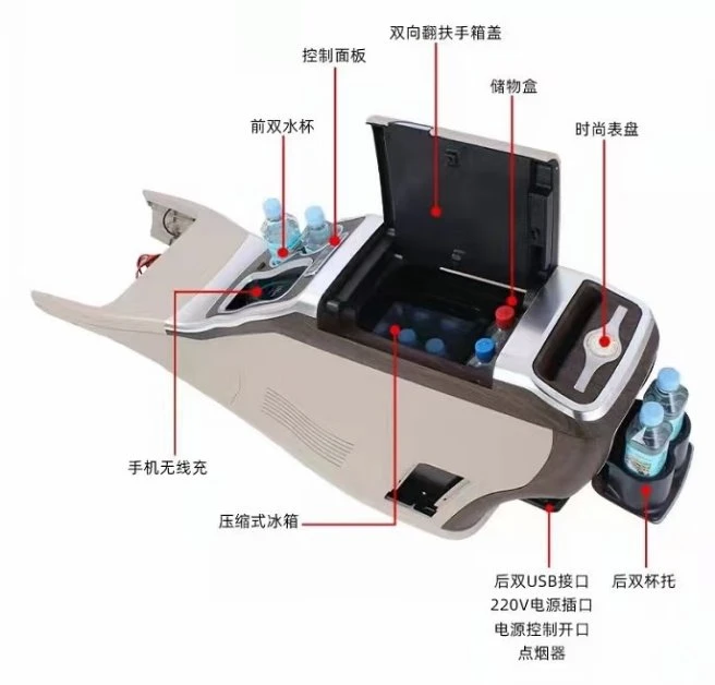 Multifunctional car armrest