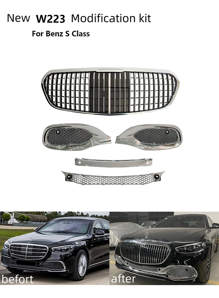 The new W223 modification kit is available on the Mercedes S