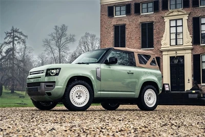 O'zgartirilgan Land Rover Defender kabriolet